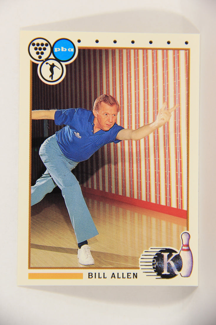 Kingpins Bowling 1990 Trading Card #79 Bill Allen ENG L017396