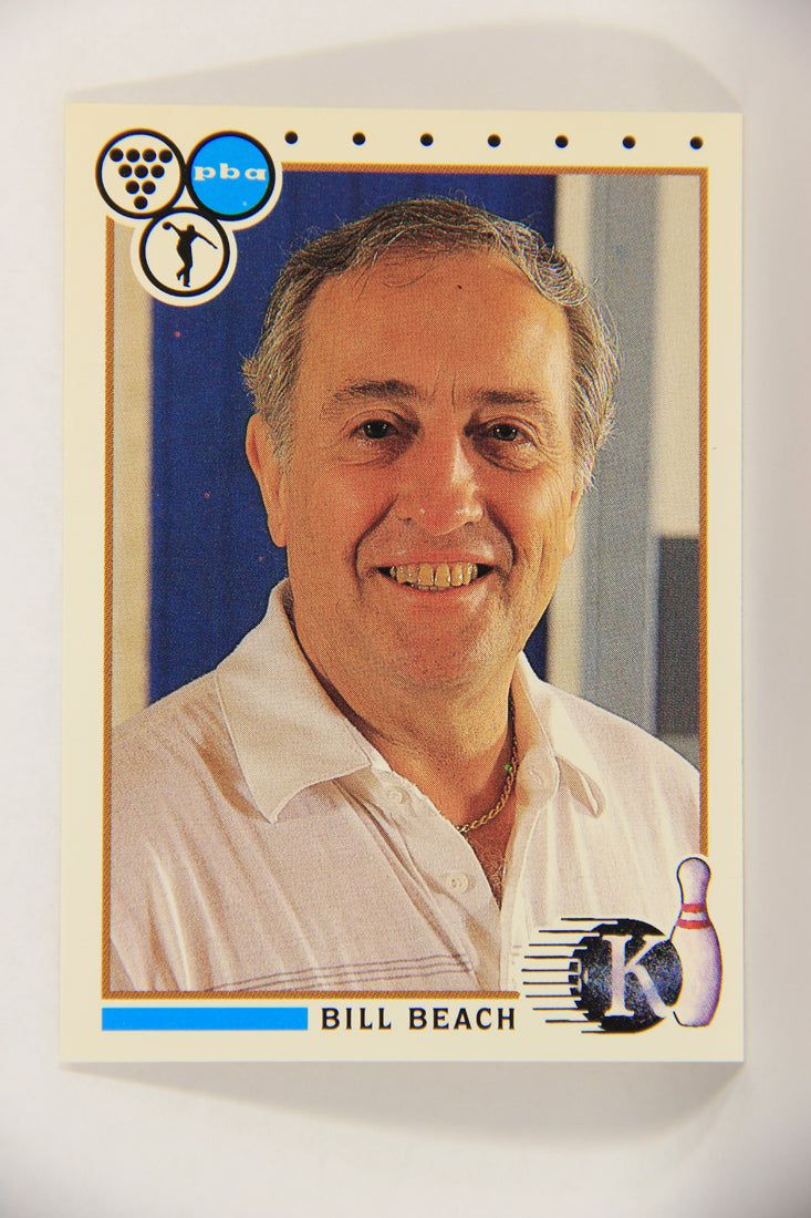 Kingpins Bowling 1990 Trading Card #82 Bill Beach ENG L017399