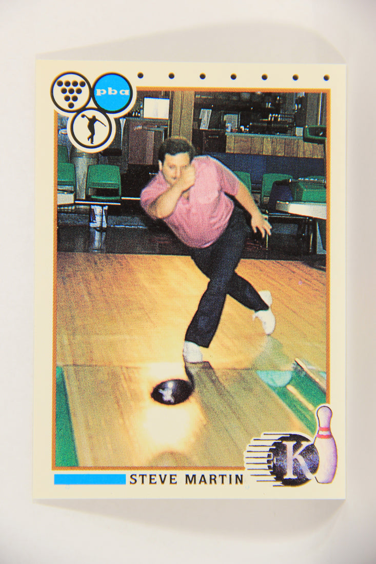 Kingpins Bowling 1990 Trading Card #94 Steve Martin ENG L017411