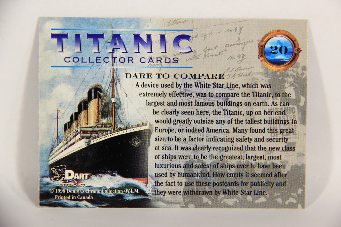 Titanic Collector Cards 1998 Trading Card #20 Dare To Compare ENG L017503