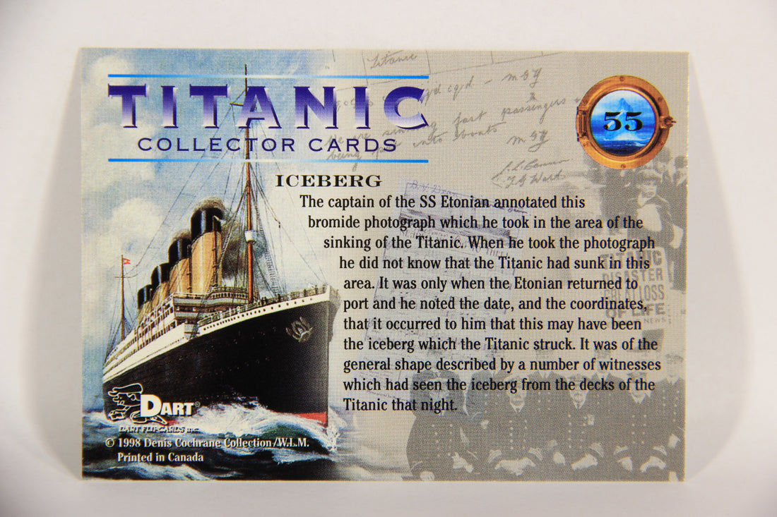 Titanic Collector Cards 1998 Trading Card #55 Iceberg ENG L017538