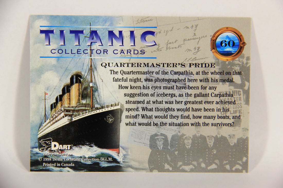 Titanic Collector Cards 1998 Trading Card #60 Quartermaster's Pride ENG L017543
