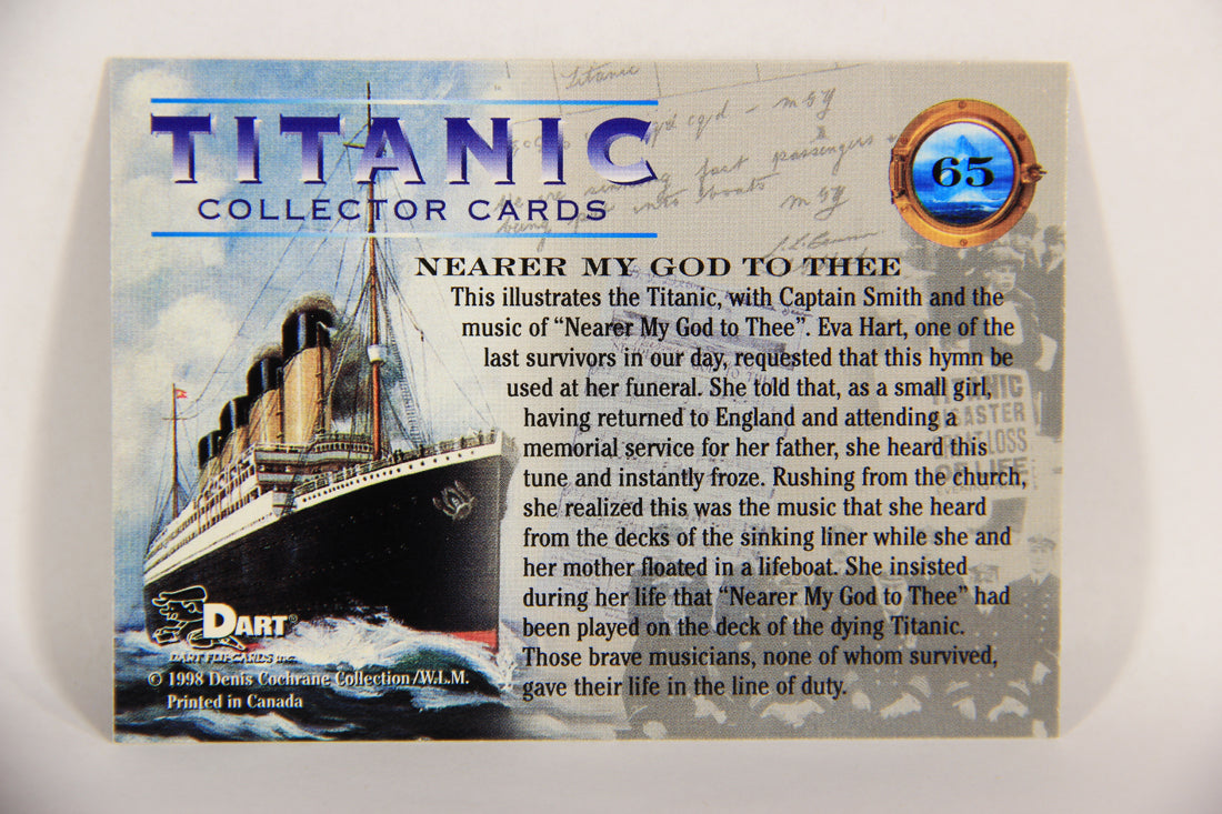 Titanic Collector Cards 1998 Trading Card #65 Nearer My God To Thee ENG L017548