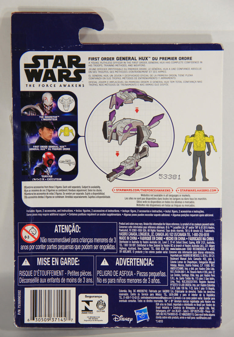 Star Wars The Force Awakens Action Figure First Order General Hux New Sealed L017569