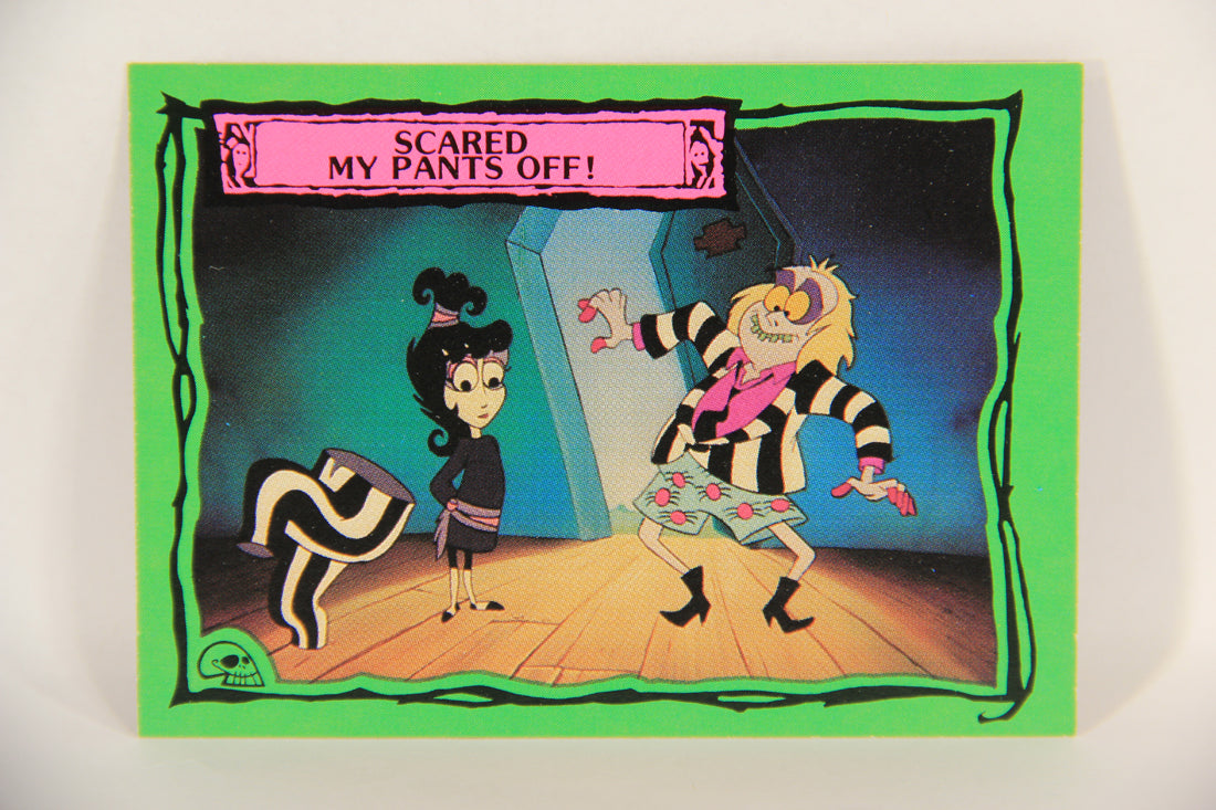 Beetlejuice 1990 Trading Card #57 Scared My Pants Off ENG L017611