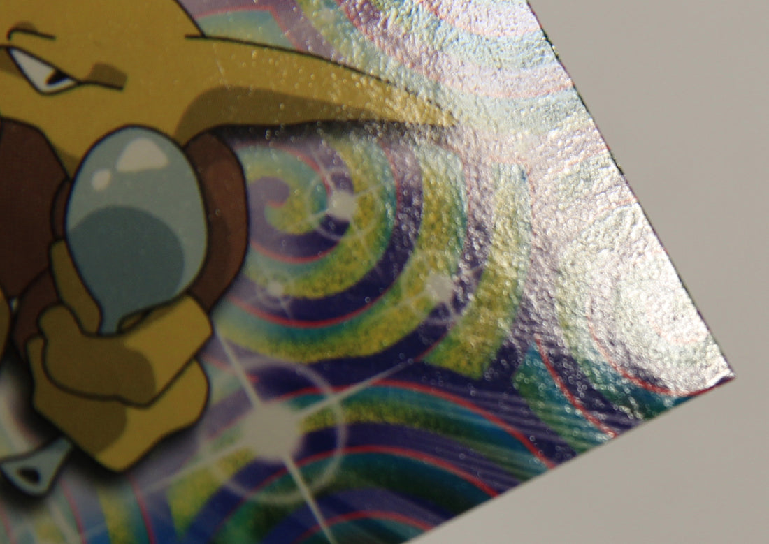 Pokémon Card Alakazam #65 TV Animation Blue Logo 1st Print ENG L017636