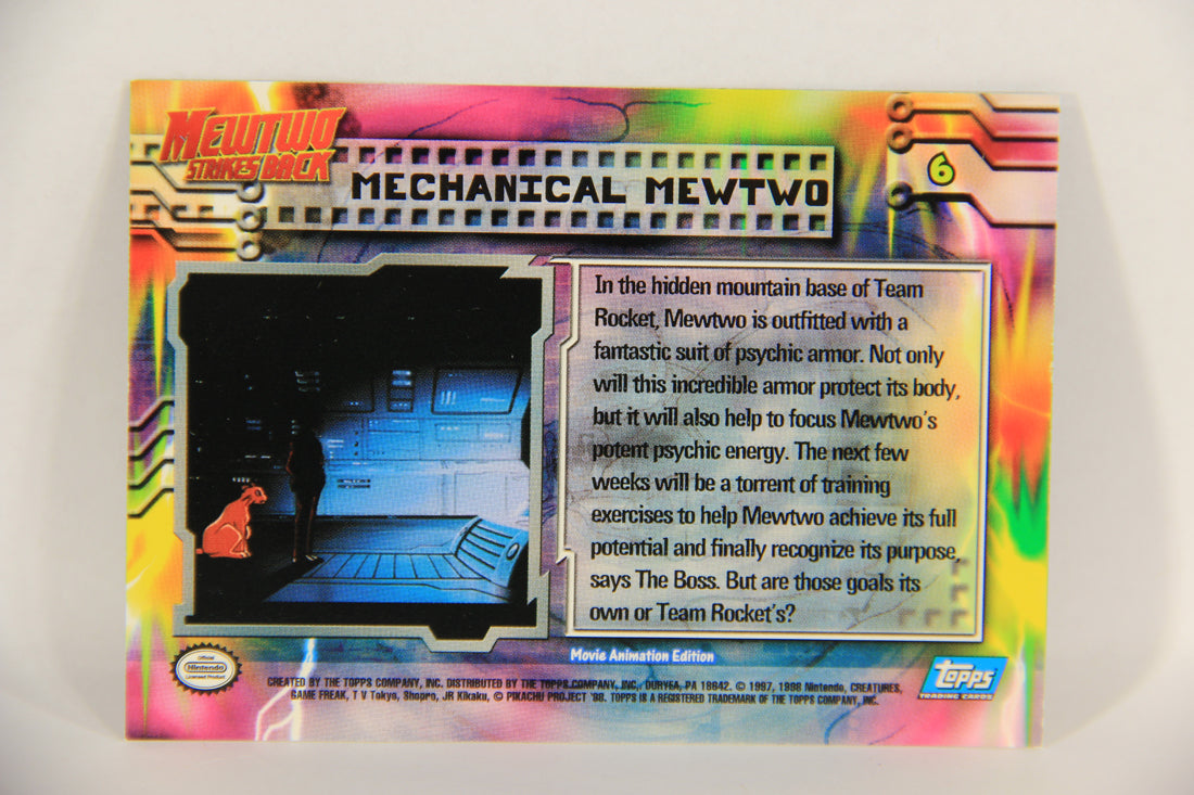 Pokémon Card First Movie #6 Mechanical Mewtwo - Blue Logo 1st Print ENG L017650