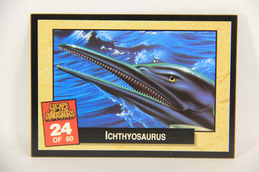 Escape Of The Dinosaurs 1993 Trading Card #24 Ichthyosaurus ENG L017709