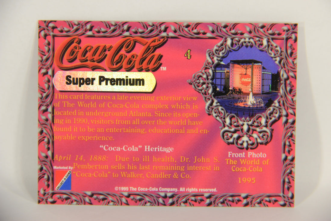 Coca-Cola Super Premium 1995 Trading Card #4 The World Of Coca-Cola Georgia L017754