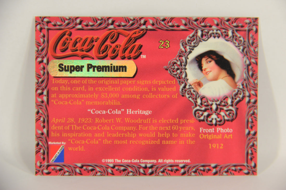 Coca-Cola Super Premium 1995 Trading Card #23 Original Art 1912 L017773
