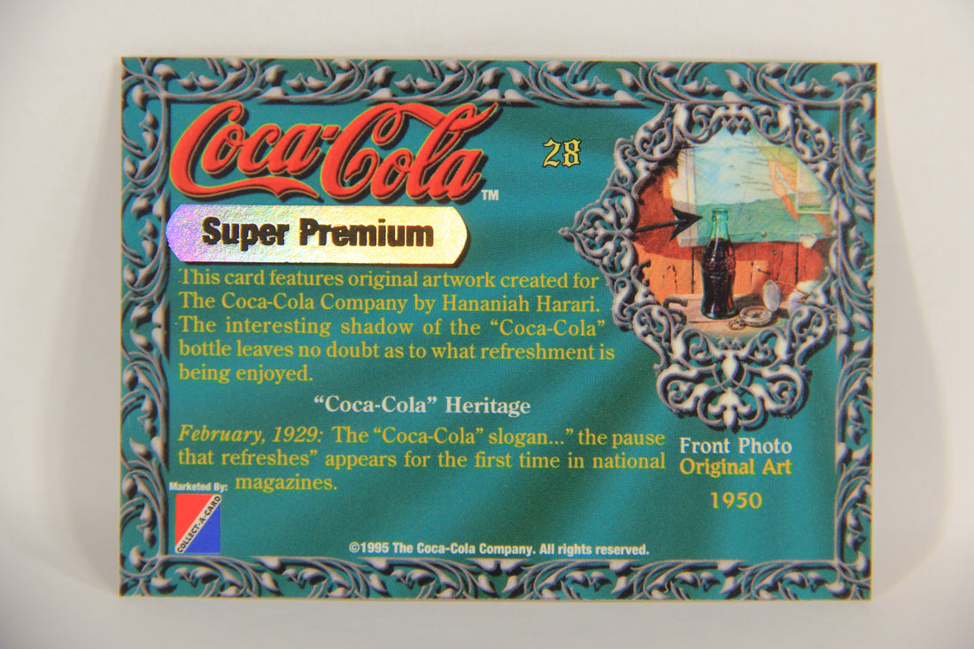 Coca-Cola Super Premium 1995 Trading Card #28 Original Art 1950 L017778