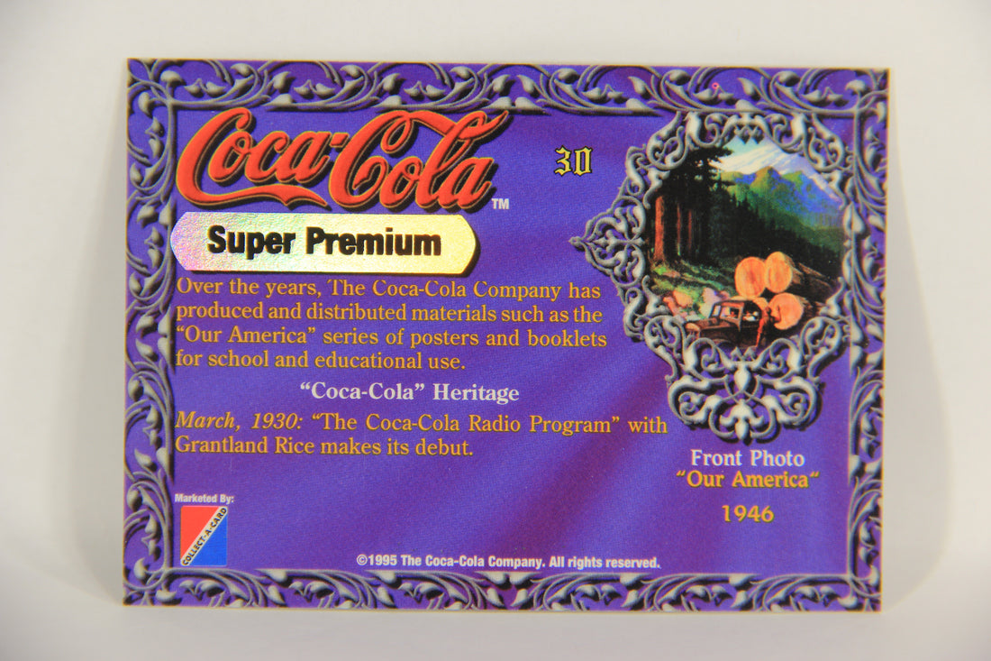 Coca-Cola Super Premium 1995 Trading Card #30 Our America 1946 L017780