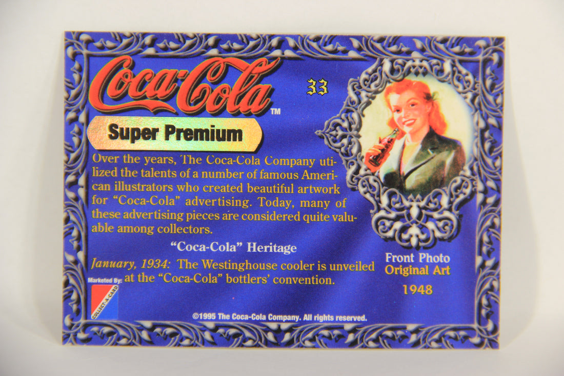 Coca-Cola Super Premium 1995 Trading Card #33 Original Art 1948 L017783