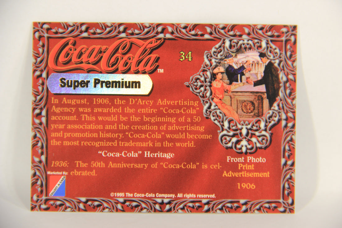 Coca-Cola Super Premium 1995 Trading Card #34 Print Advertisement 1906 L017784