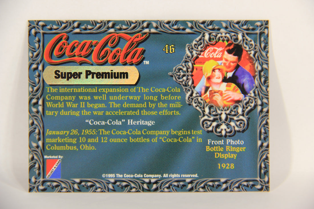 Coca-Cola Super Premium 1995 Trading Card #46 Bottle Ringer Display 1928 L017796