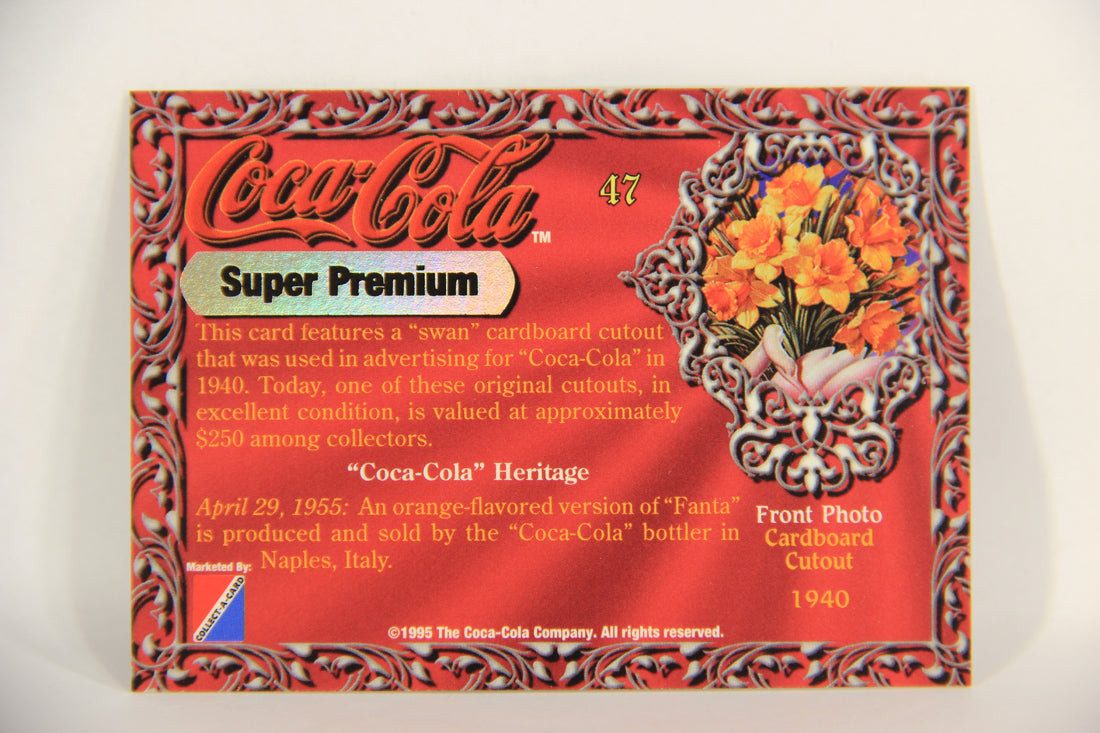 Coca-Cola Super Premium 1995 Trading Card #47 Cardboard Cutout 1940 L017797