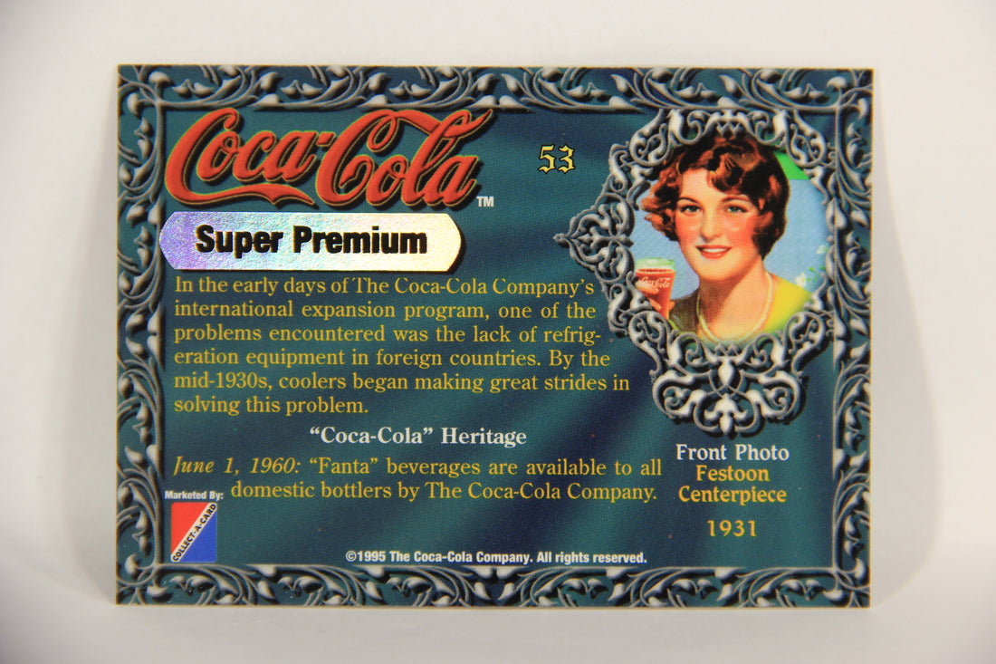 Coca-Cola Super Premium 1995 Trading Card #53 Festoon 1931 L017803