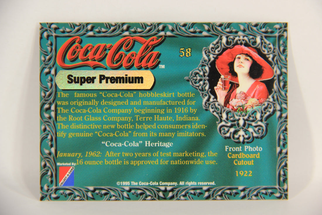 Coca-Cola Super Premium 1995 Trading Card #58 Cardboard Cutout 1922 L017808