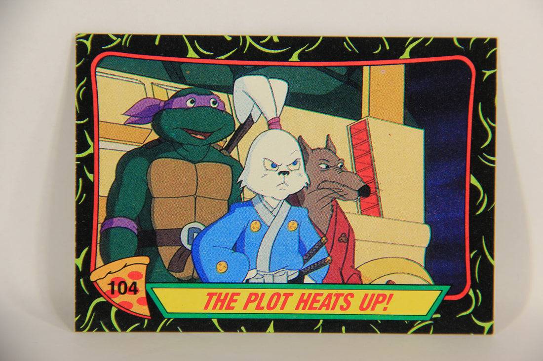 Teenage Mutant Ninja Turtles 2nd Series 1989 Trading Card #104 The Plot Heats Up L017826