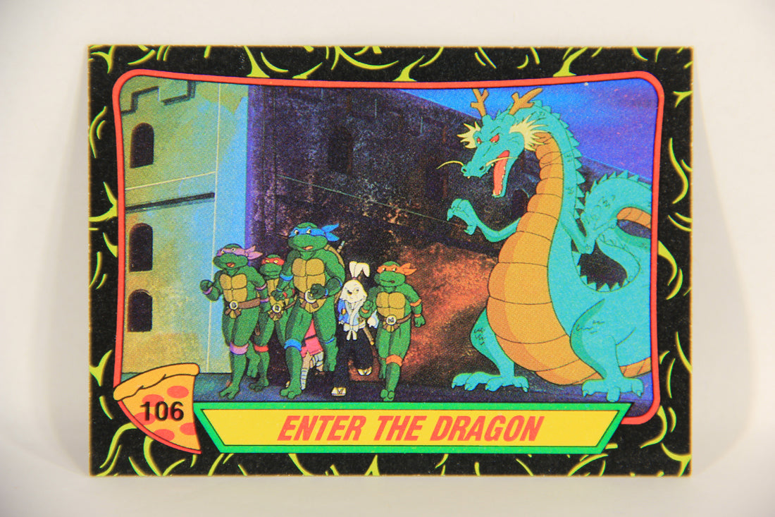 Teenage Mutant Ninja Turtles 2nd Series 1989 Trading Card #106 Enter The Dragon L017828