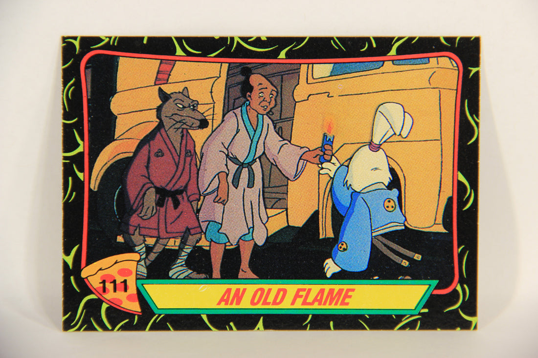 Teenage Mutant Ninja Turtles 2nd Series 1989 Trading Card #111 An Old Flame L017833