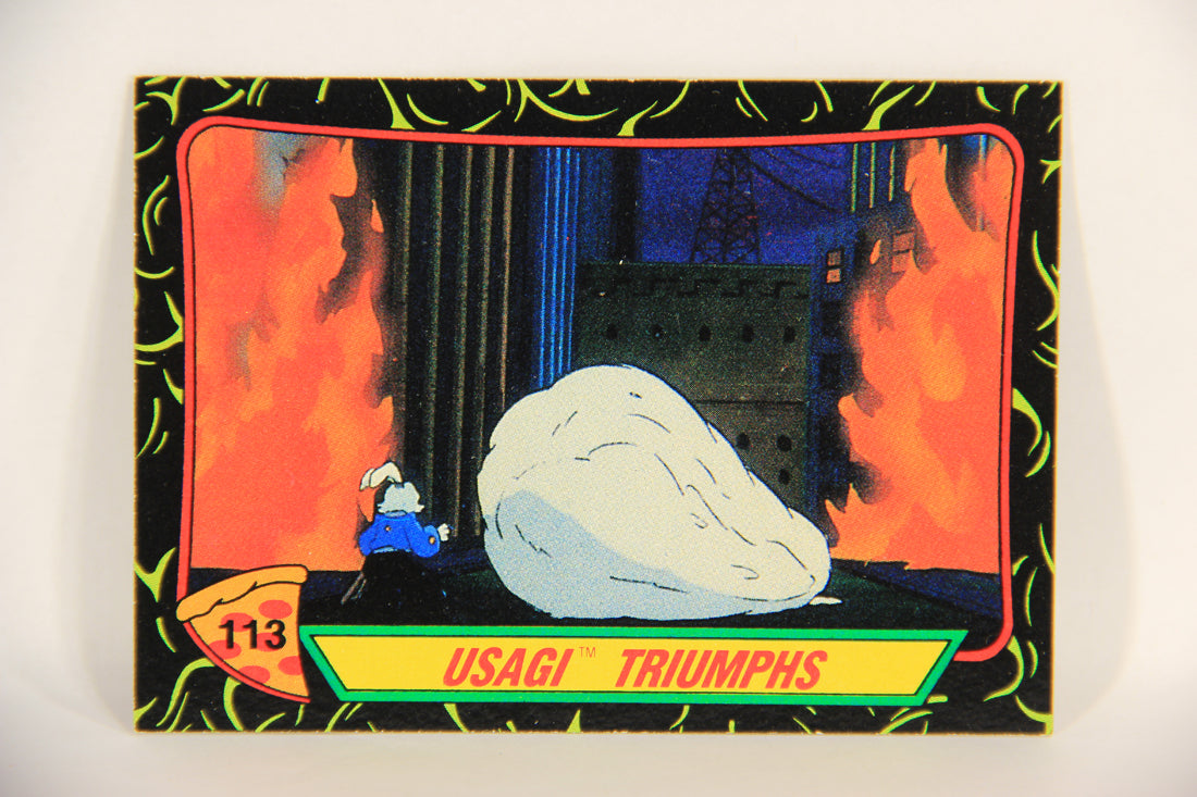 Teenage Mutant Ninja Turtles 2nd Series 1989 Trading Card #113 Usagi Triumphs L017835