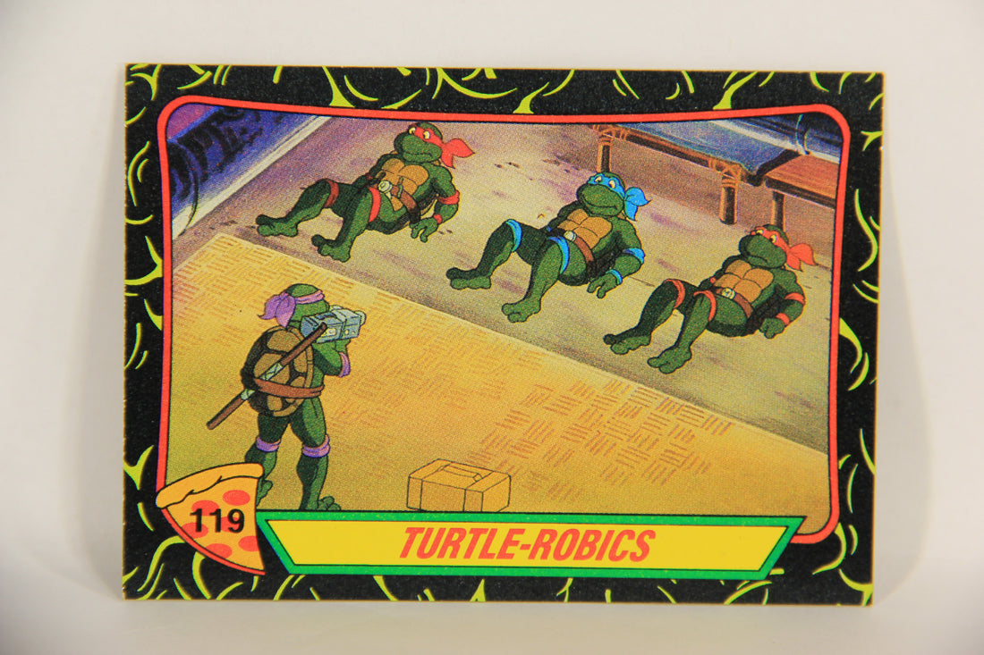 Teenage Mutant Ninja Turtles 2nd Series 1989 Trading Card #119 Turtle-Robics L017841