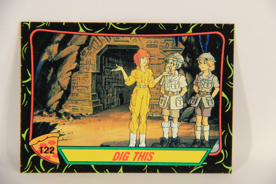 Teenage Mutant Ninja Turtles 2nd Series 1989 Trading Card #122 Dig This L017844