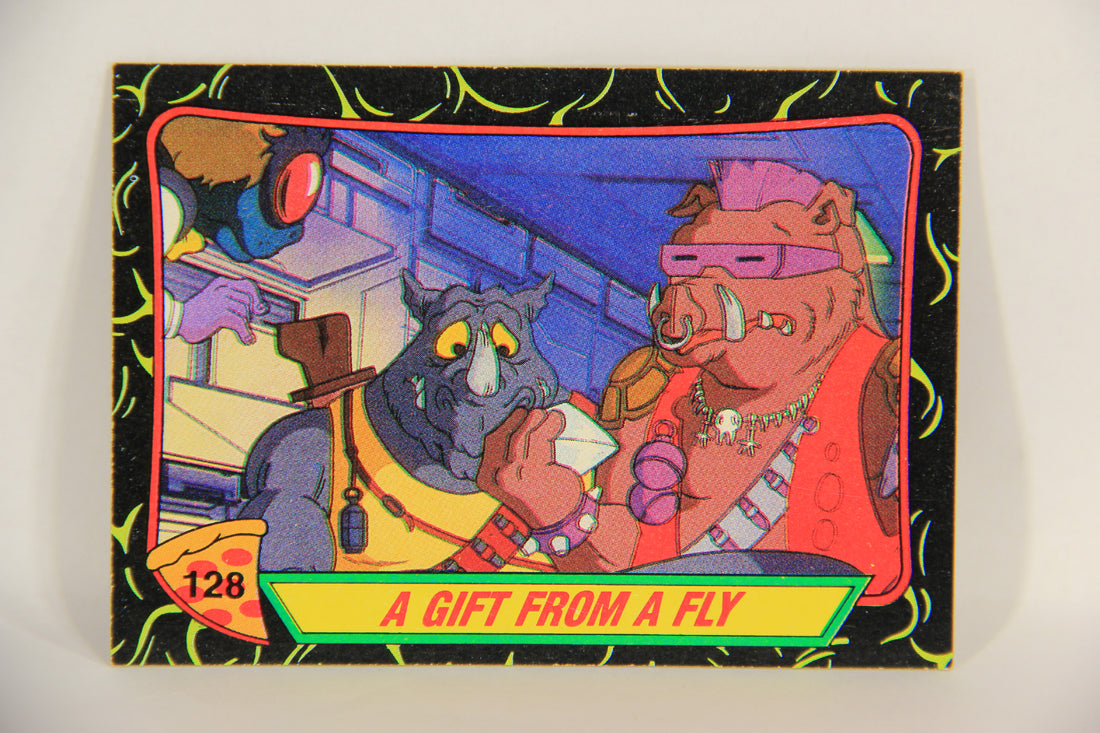 Teenage Mutant Ninja Turtles 2nd Series 1989 Trading Card #128 A Gift From A Fly L017850