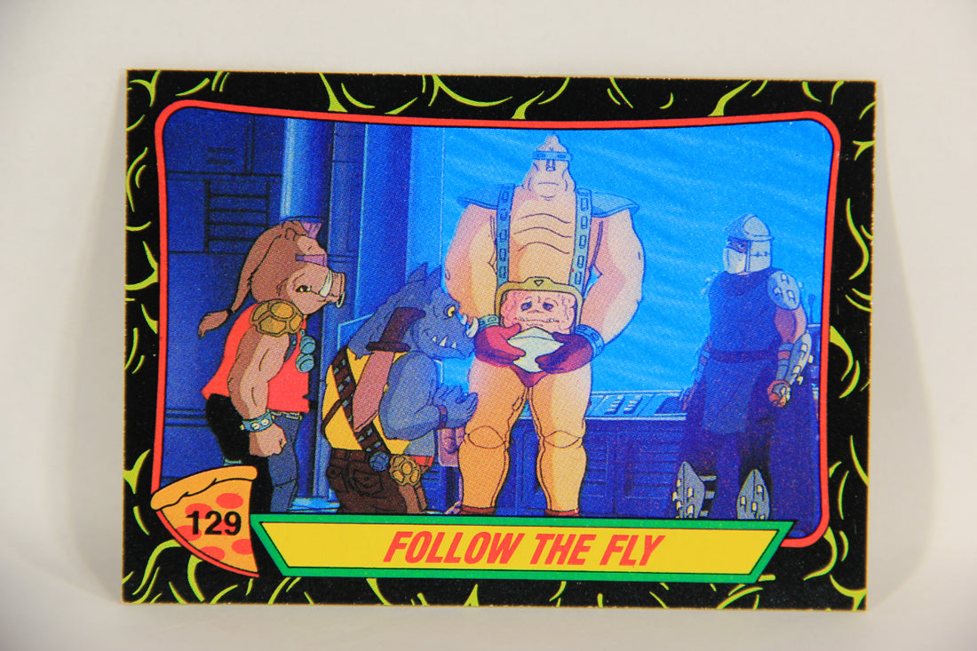 Teenage Mutant Ninja Turtles 2nd Series 1989 Trading Card #129 Follow The Fly L017851