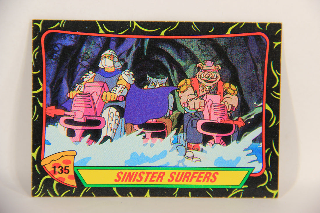 Teenage Mutant Ninja Turtles 2nd Series 1989 Trading Card #135 Sinister Surfers L017857