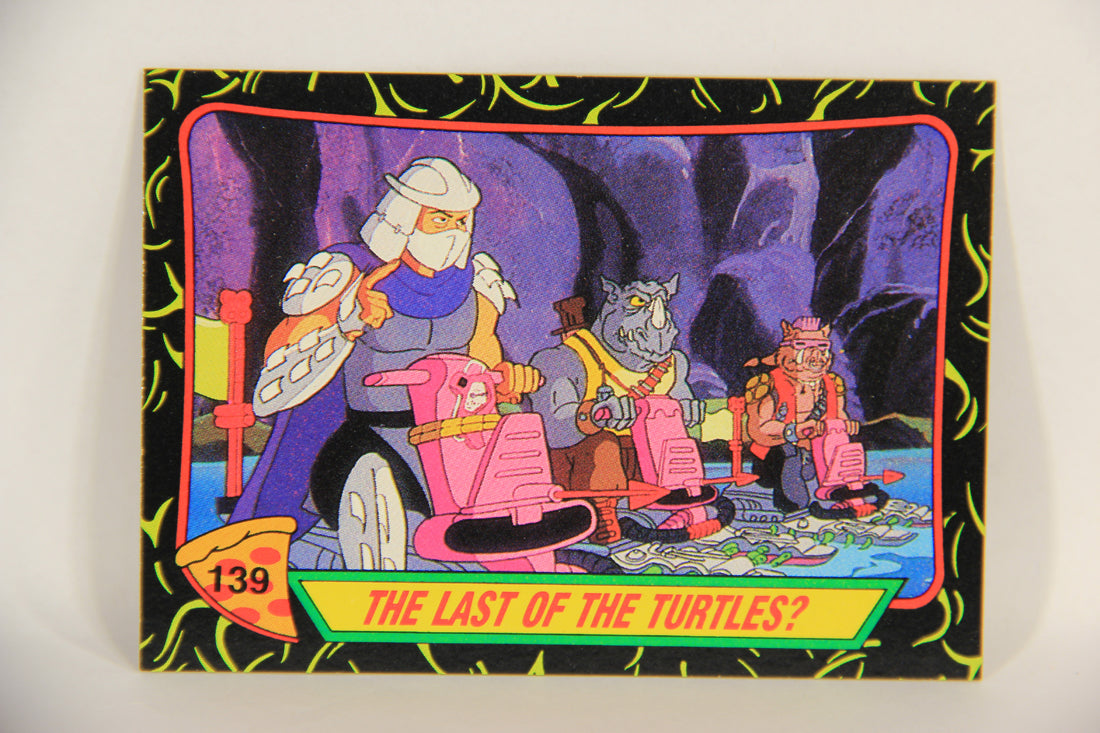 Teenage Mutant Ninja Turtles 2nd Series 1989 Trading Card #139 The Last Of The Turtles L017861