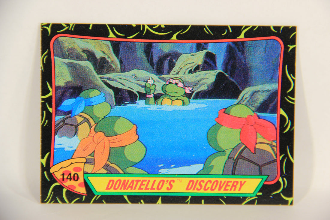 Teenage Mutant Ninja Turtles 2nd Series 1989 Trading Card #140 Donatello's Discovery L017862