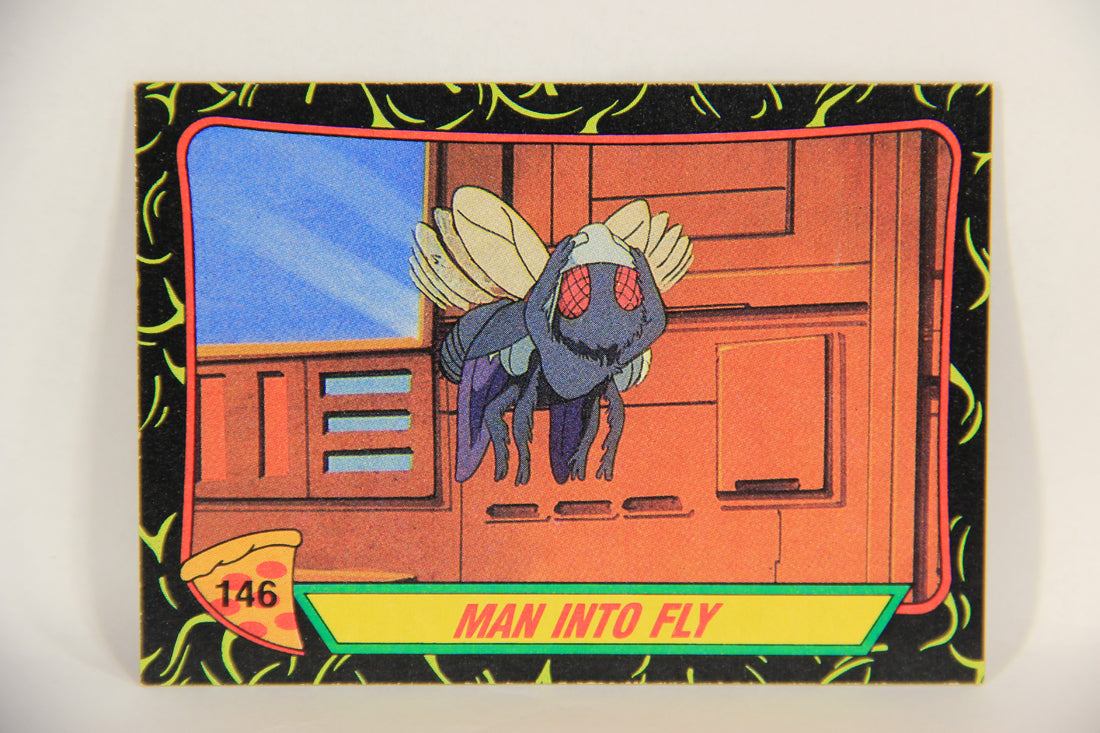 Teenage Mutant Ninja Turtles 2nd Series 1989 Trading Card #146 Man Into Fly L017868