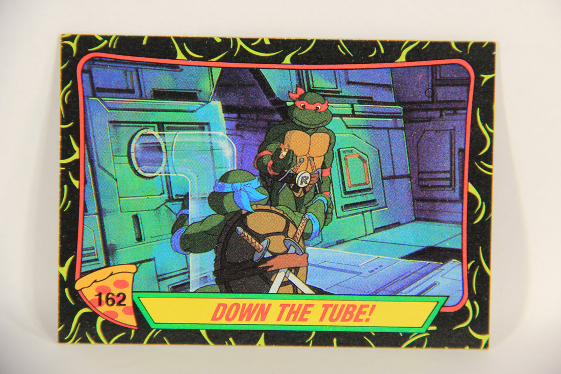 Teenage Mutant Ninja Turtles 2nd Series 1989 Trading Card #162 Down The Tube L017885