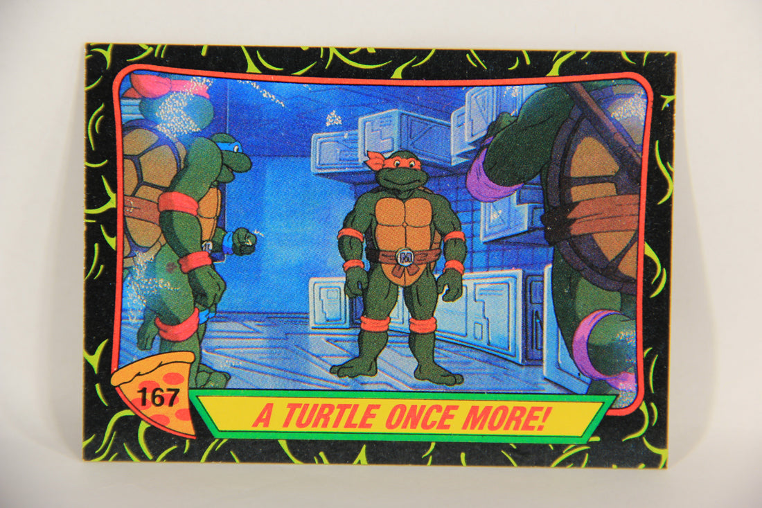 Teenage Mutant Ninja Turtles 2nd Series 1989 Trading Card #167 A Turtle Once More L017890