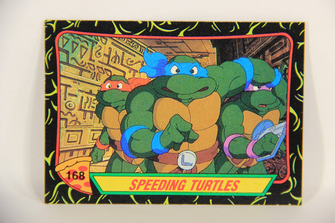 Teenage Mutant Ninja Turtles 2nd Series 1989 Trading Card #168 Speeding Turtles L017891
