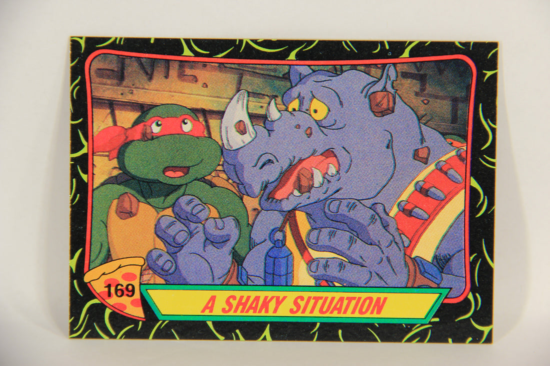 Teenage Mutant Ninja Turtles 2nd Series 1989 Trading Card #169 A Shaky Situation L017892