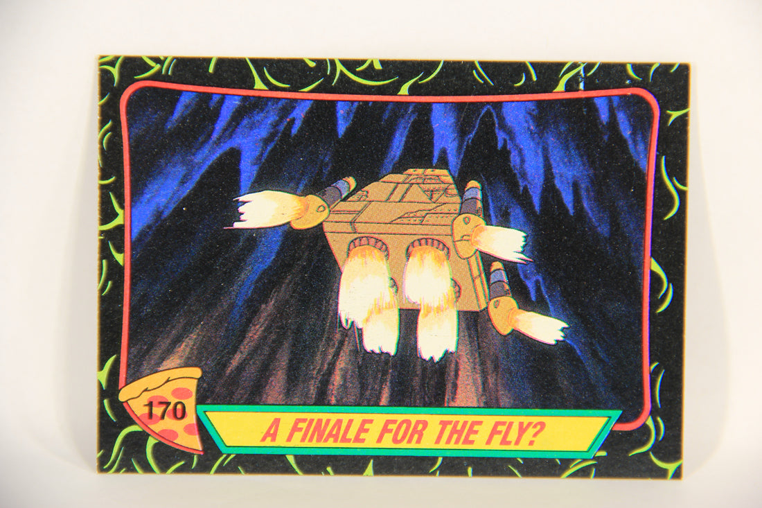 Teenage Mutant Ninja Turtles 2nd Series 1989 Trading Card #170 A Finale For The Fly L017893