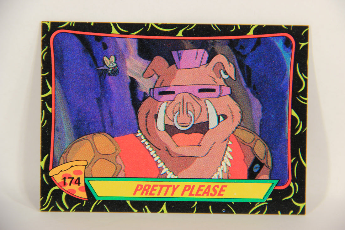 Teenage Mutant Ninja Turtles 2nd Series 1989 Trading Card #174 Pretty Please L017897