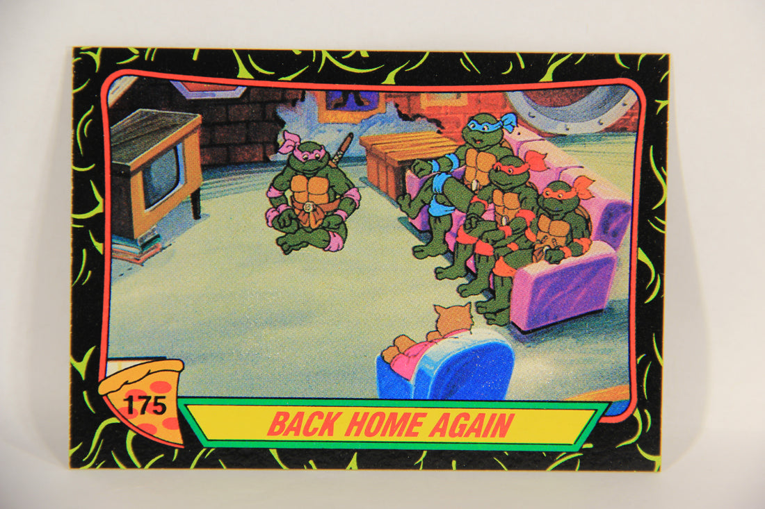 Teenage Mutant Ninja Turtles 2nd Series 1989 Trading Card #175 Back Home Again L017898