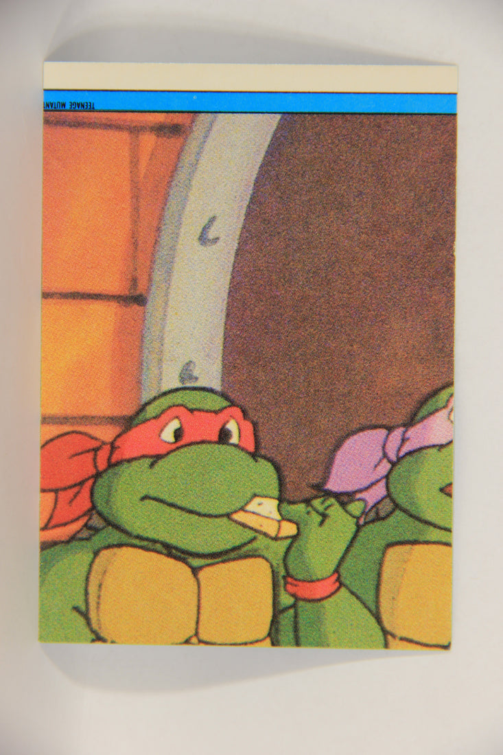 Teenage Mutant Ninja Turtles 2nd Series 1989 Card Sticker #3 Michaelangelo L017902