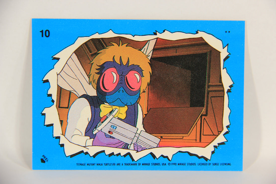 Teenage Mutant Ninja Turtles 2nd Series 1989 Card Sticker #10 Baxter The Fly L017909