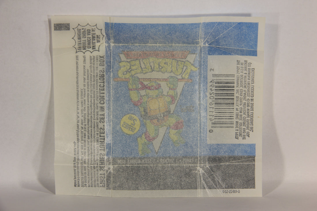Teenage Mutant Ninja Turtles 2nd Series Trading Card 1989 Wax Wrapper ENG Topps L017911