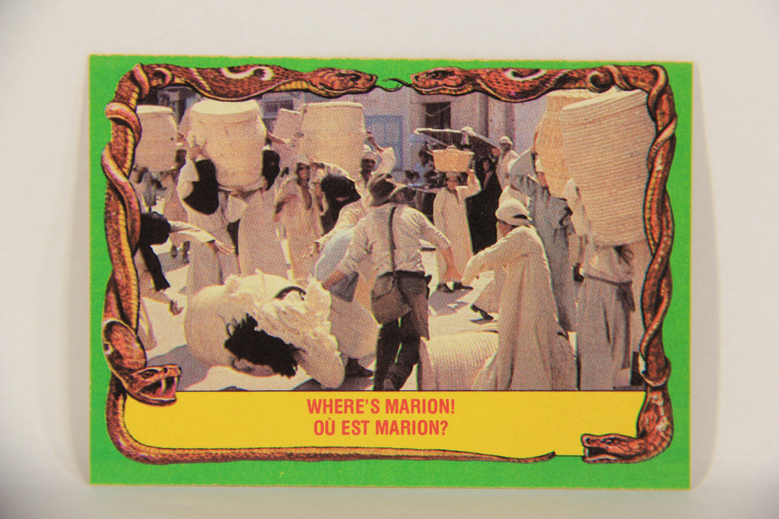 Raiders Of The Lost Ark 1981 Trading Card #38 Where's Marion FR-ENG OPC L017964