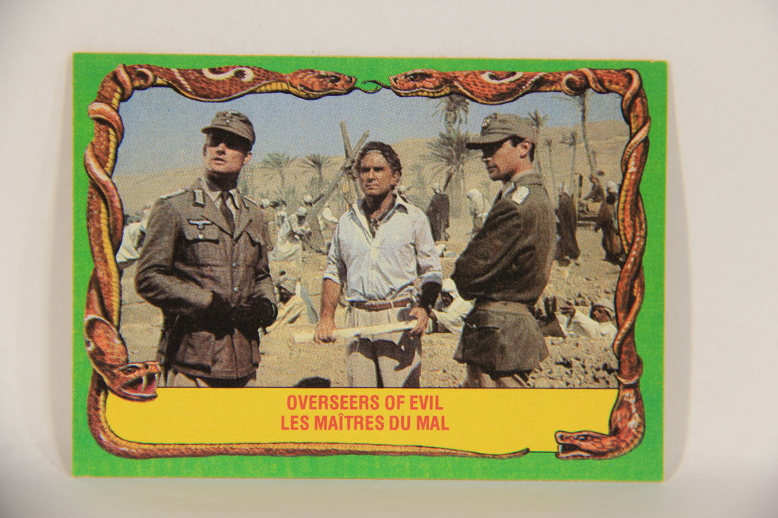 Raiders Of The Lost Ark 1981 Trading Card #43 Overseers Of Evil FR-ENG OPC L017969