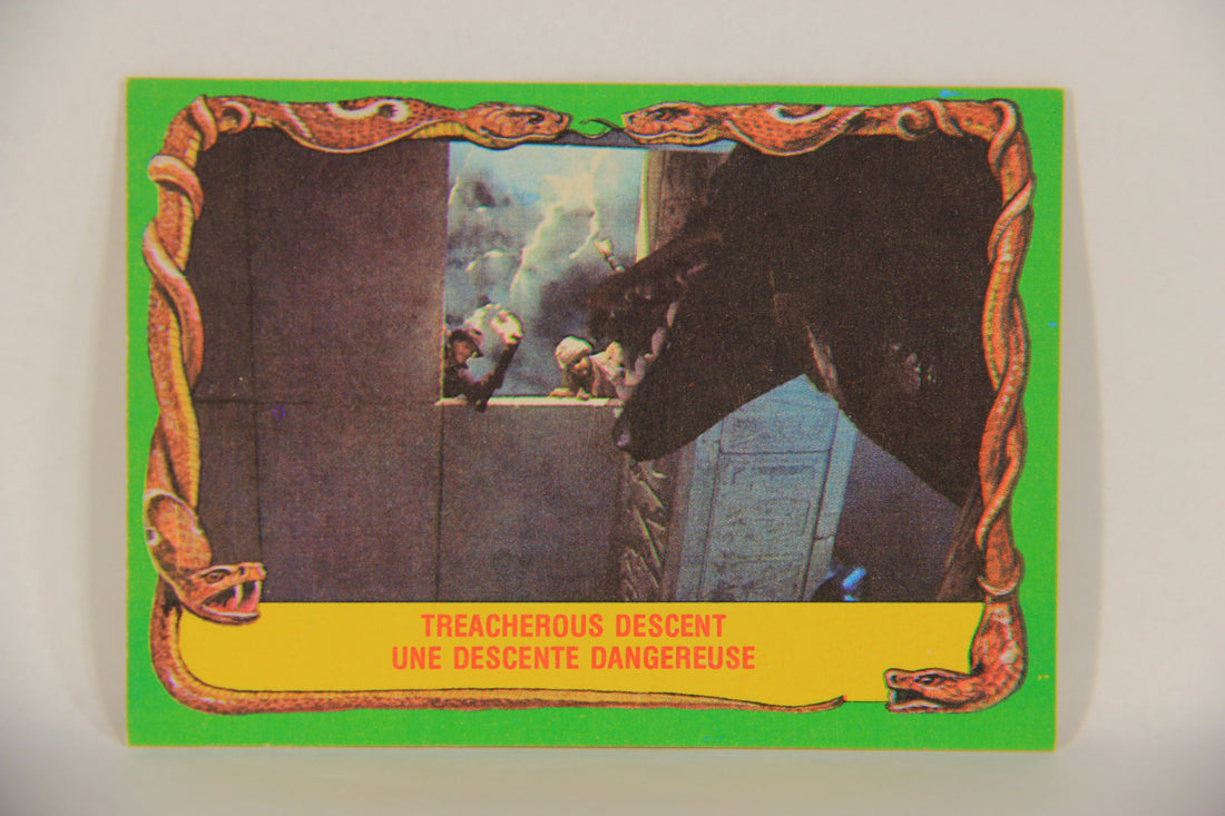 Raiders Of The Lost Ark 1981 Trading Card #50 Treacherous Descent FR-ENG OPC L017976