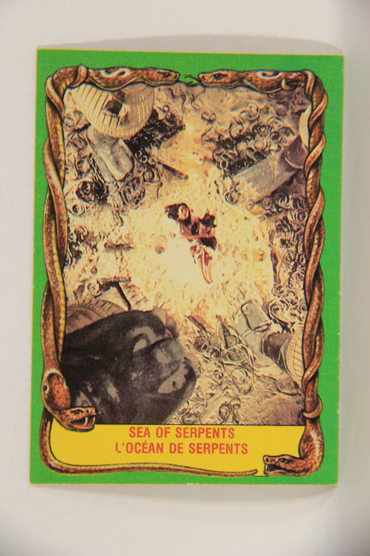 Raiders Of The Lost Ark 1981 Trading Card #55 Sea Of Serpents FR-ENG OPC L017981
