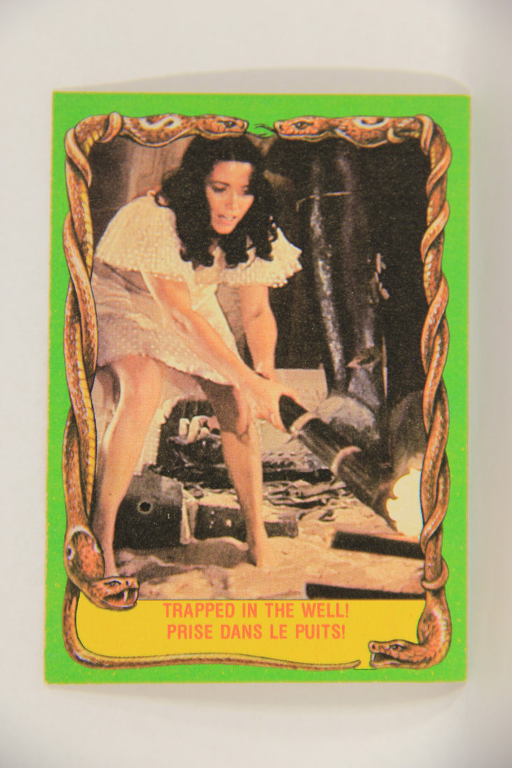 Raiders Of The Lost Ark 1981 Trading Card #58 Trapped In The Well FR-ENG OPC L017984