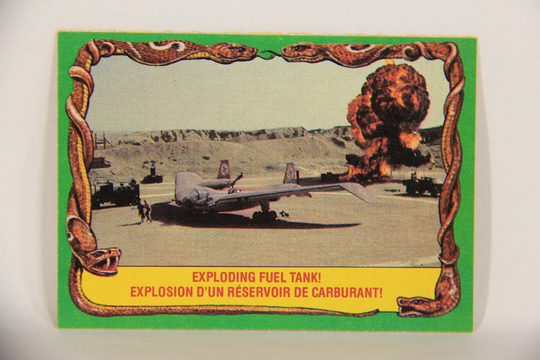 Raiders Of The Lost Ark 1981 Trading Card #66 Exploding Fuel Tank FR-ENG OPC L017992